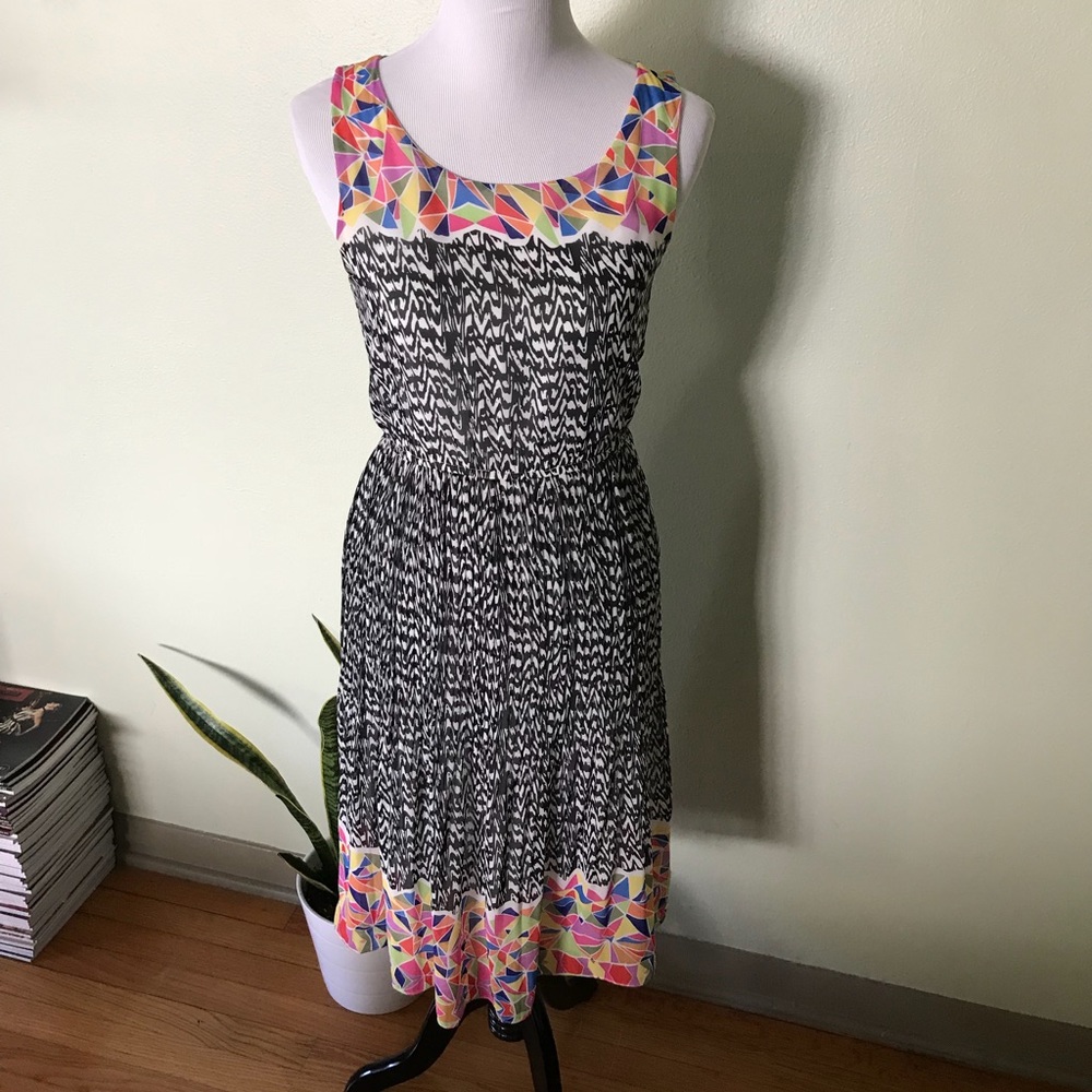 Multi Patterned Artist Dress
